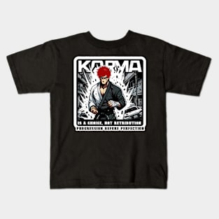 Karma is a choice, not retribution Kids T-Shirt